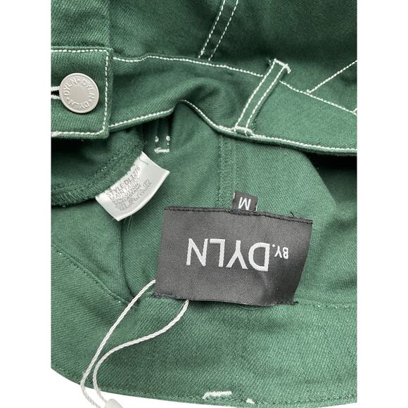 By.Dyln 'Cooper' Green Cotton Denim Jean Size M - Picture 4 of 4